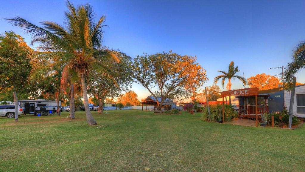 Zahrada ubytování Barcaldine Caravan Park