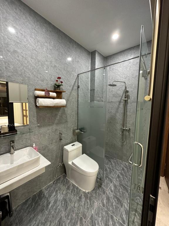 Koupelna v ubytování Lena Homestay & Villa