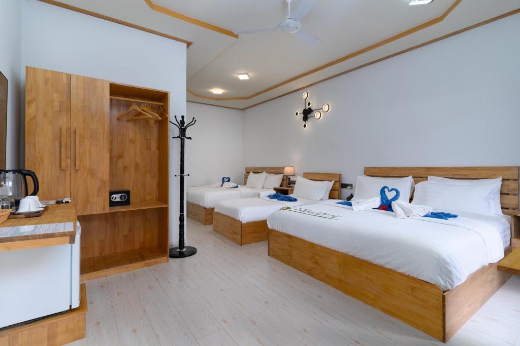 Postel nebo postele na pokoji v ubytování Tropico villa