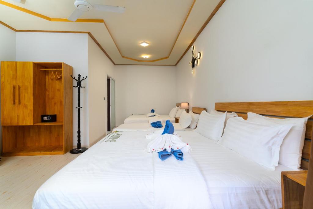 Postel nebo postele na pokoji v ubytování Tropico villa