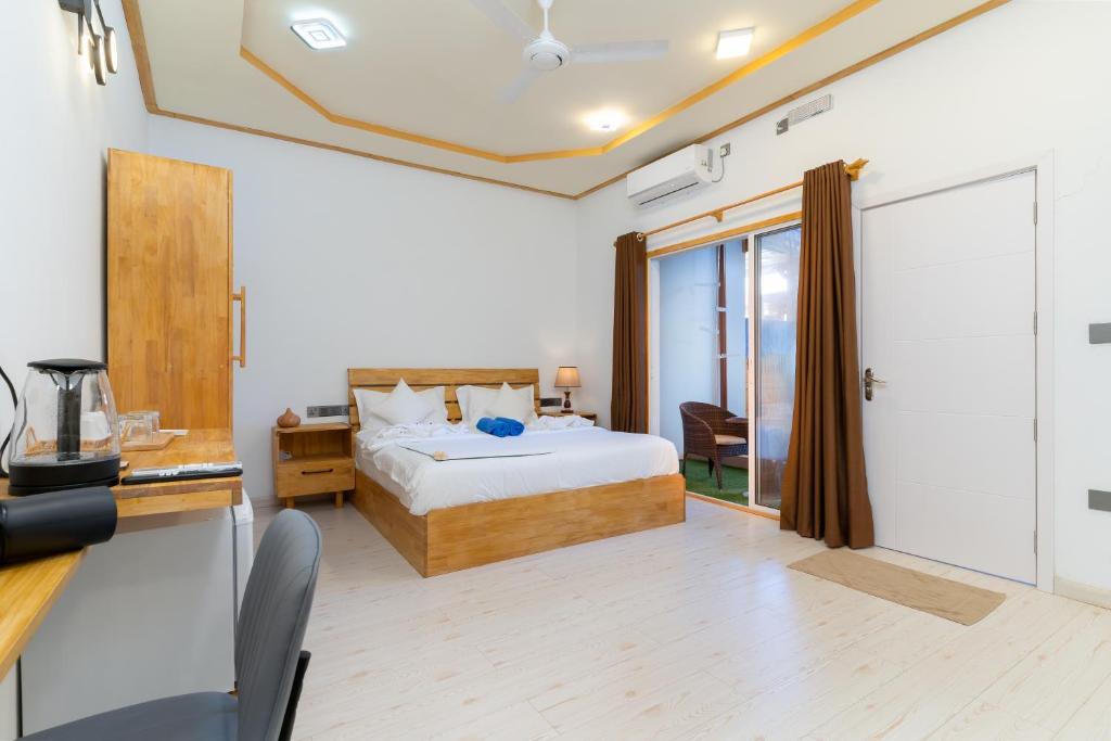 Postel nebo postele na pokoji v ubytování Tropico villa