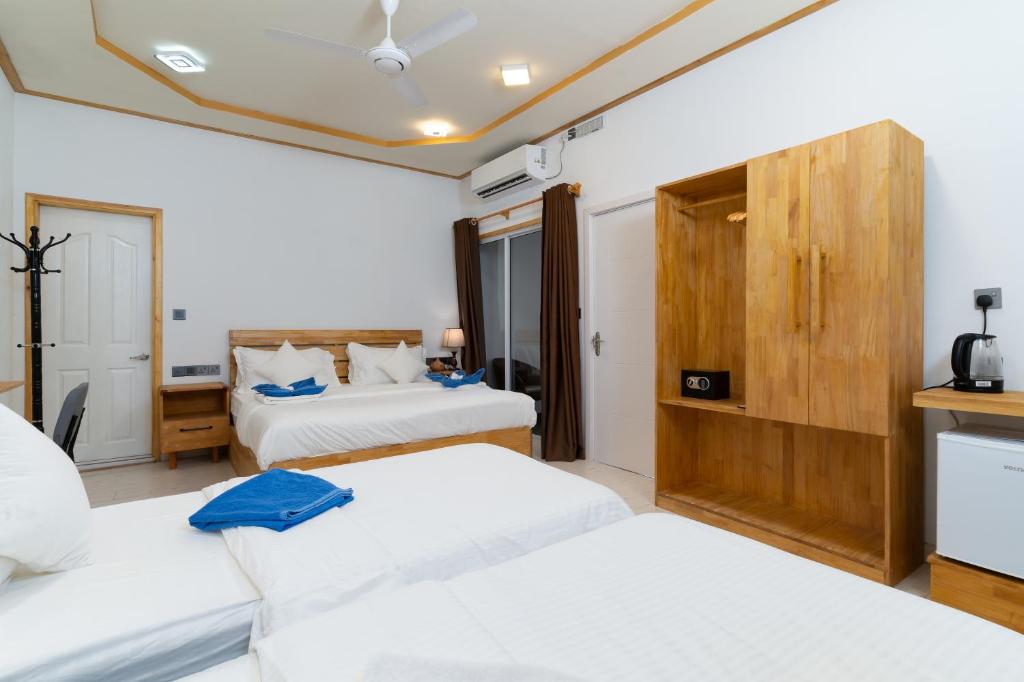 Postel nebo postele na pokoji v ubytování Tropico villa