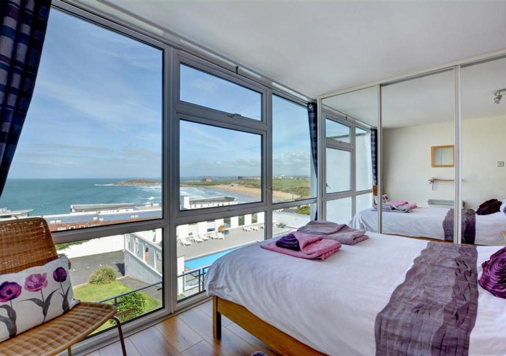 En eller flere senge i et værelse på Fiddlers Green