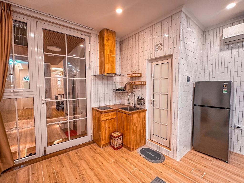 Kuchyň nebo kuchyňský kout v ubytování La Casa Di Dicembre