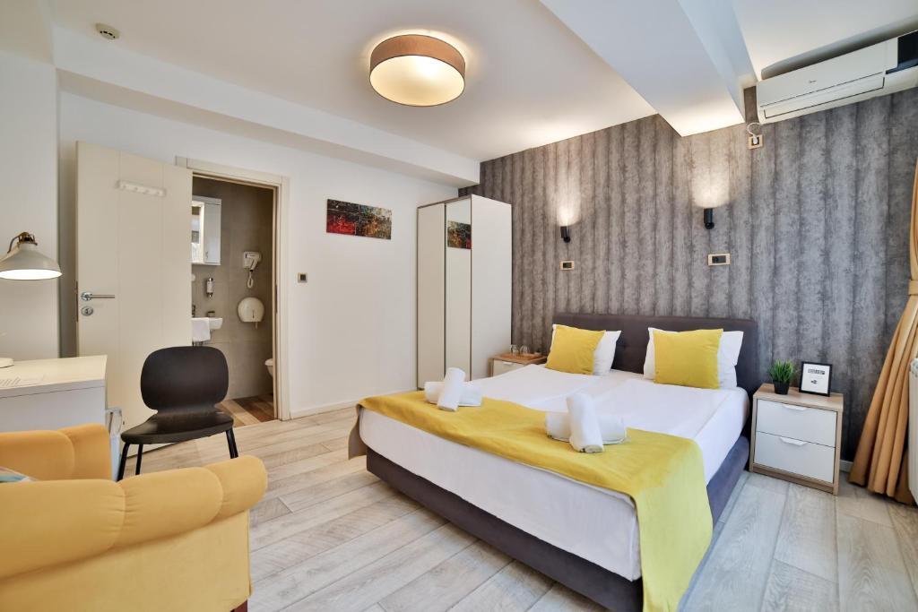 Posezení v ubytování Garni House 46 Plus