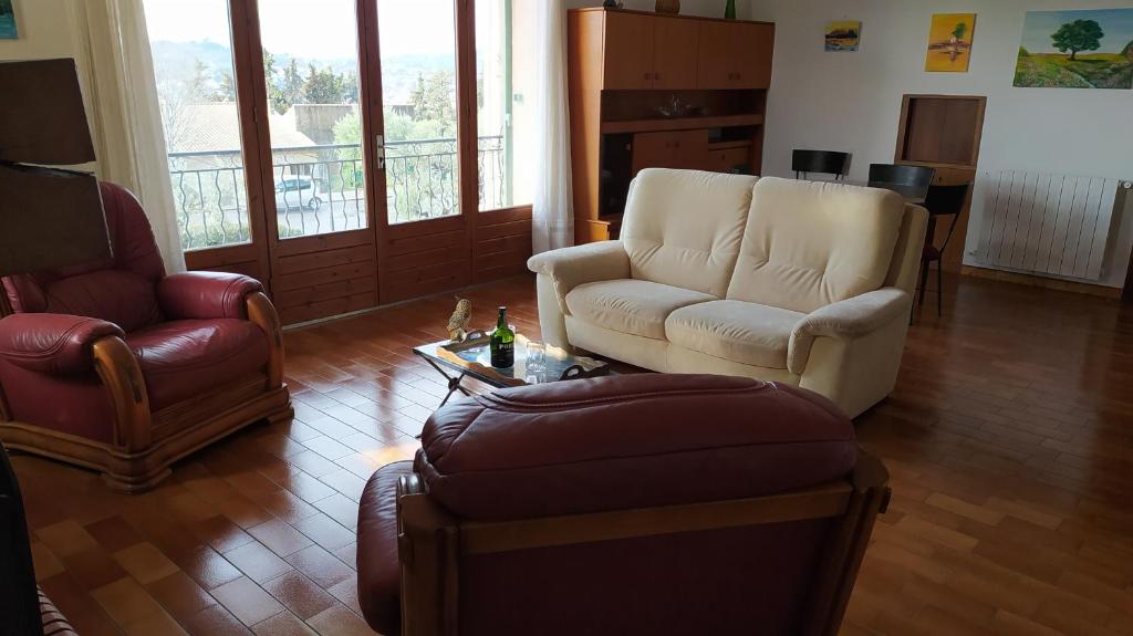 Posezení v ubytování Manosque: Maison en Provence avec superbe vue