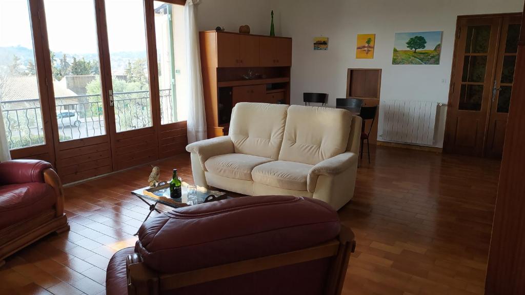 Posezení v ubytování Manosque: Maison en Provence avec superbe vue