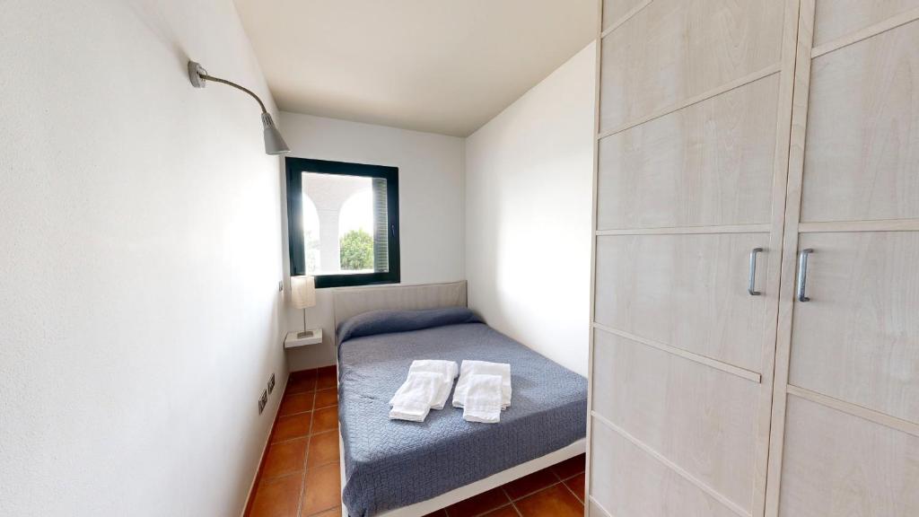 Postel nebo postele na pokoji v ubytování Orquidea