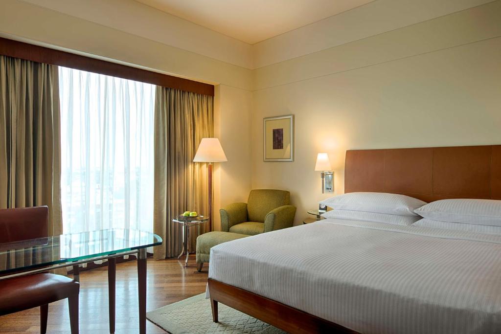 Voodi või voodid majutusasutuse Hyatt Regency Kolkata toas