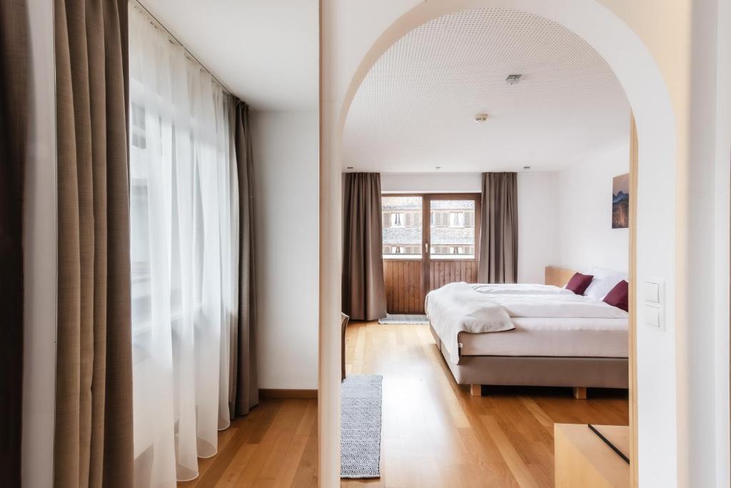 Postel nebo postele na pokoji v ubytování Hotel Löwen