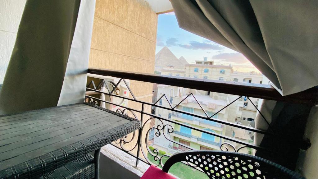 Nespecifikovaný výhled na hory nebo výhled na hory při pohledu z hotelu