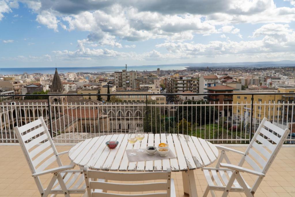 A balcony or terrace at Top Floor Aparthotel Bentivoglio
