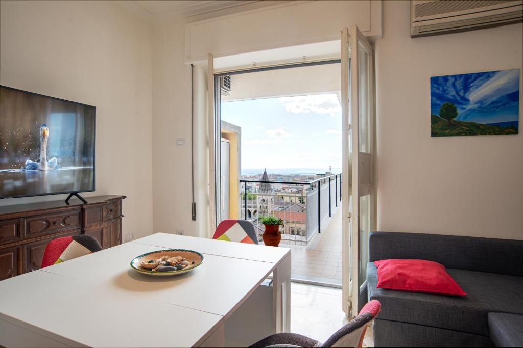 A seating area at Top Floor Aparthotel Bentivoglio