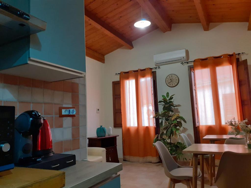 Kuchyň nebo kuchyňský kout v ubytování B&B Città Regia
