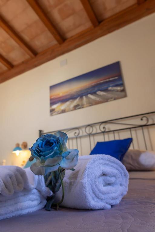 Postel nebo postele na pokoji v ubytování B&B Città Regia