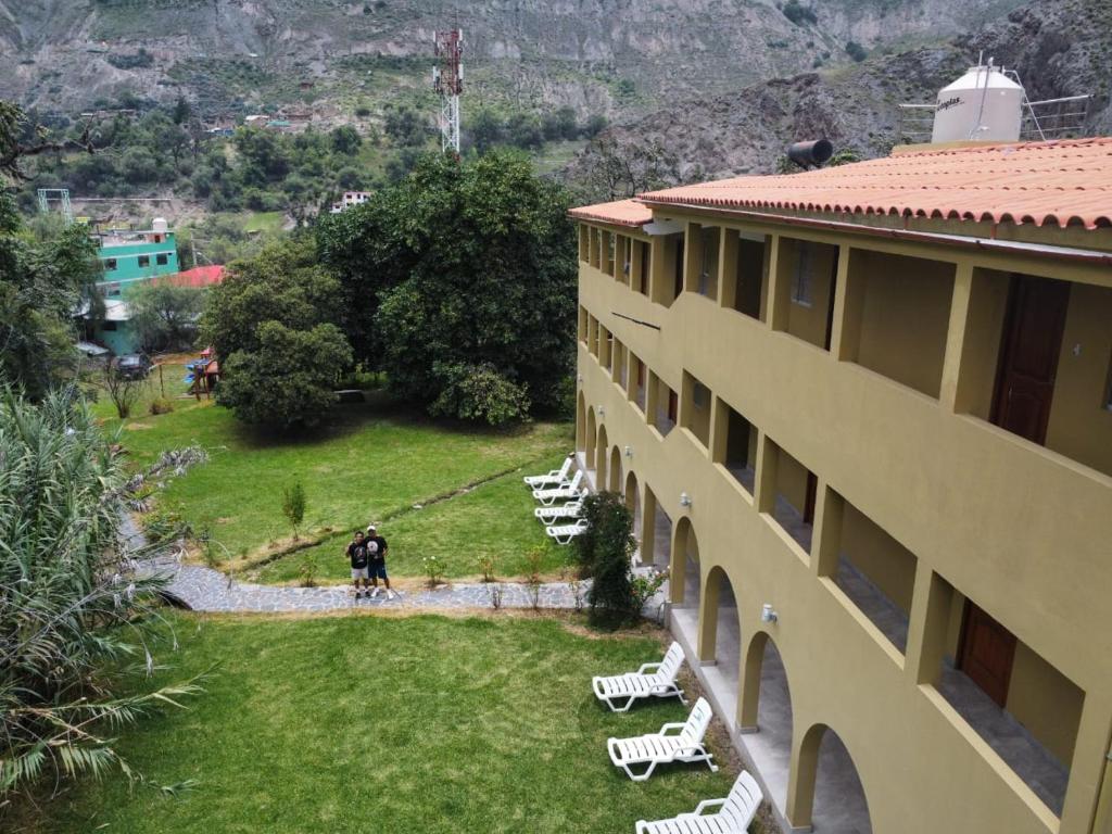 Zahrada ubytování Condominio La Curva
