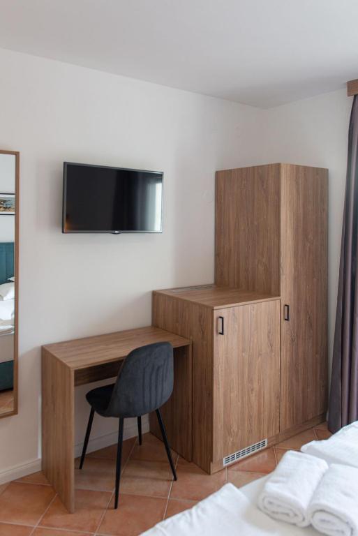 Postel nebo postele na pokoji v ubytování Bed & Breakfast Došen II