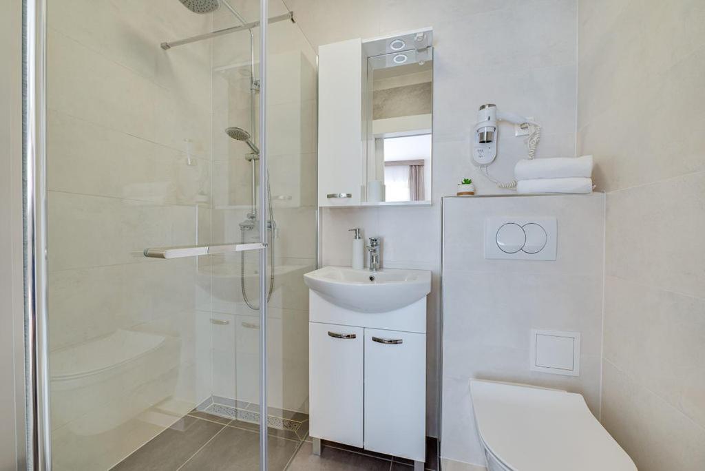 Koupelna v ubytování Bed & Breakfast Došen II