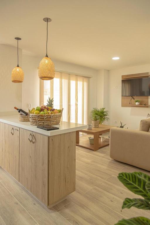 Kuchyň nebo kuchyňský kout v ubytování Loma Rent Home Guatape