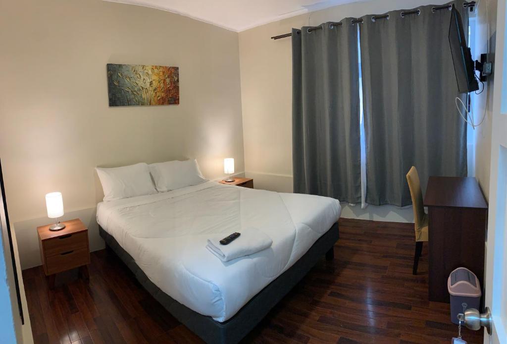 Postel nebo postele na pokoji v ubytování Península Hostel