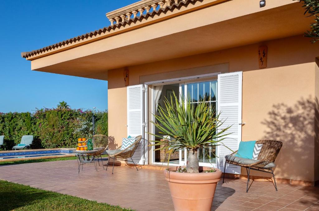 Zahrada ubytování Villa Palmera