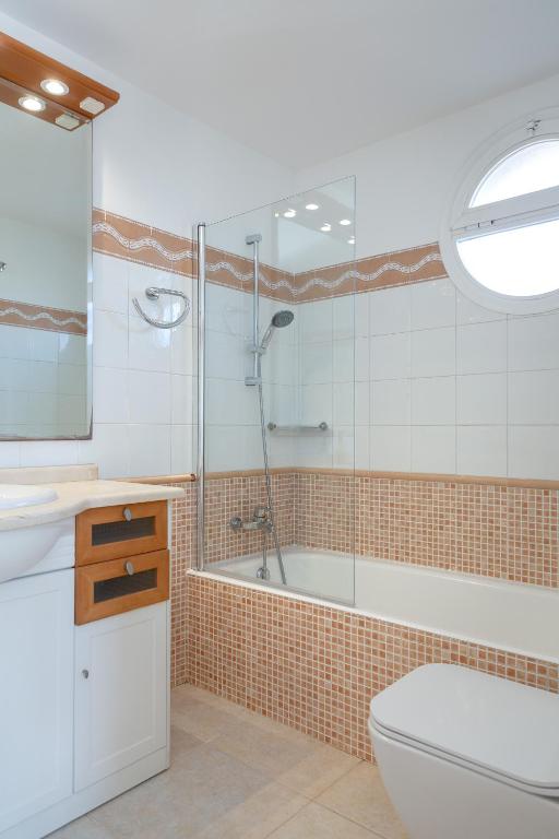 Koupelna v ubytování Villa Palmera