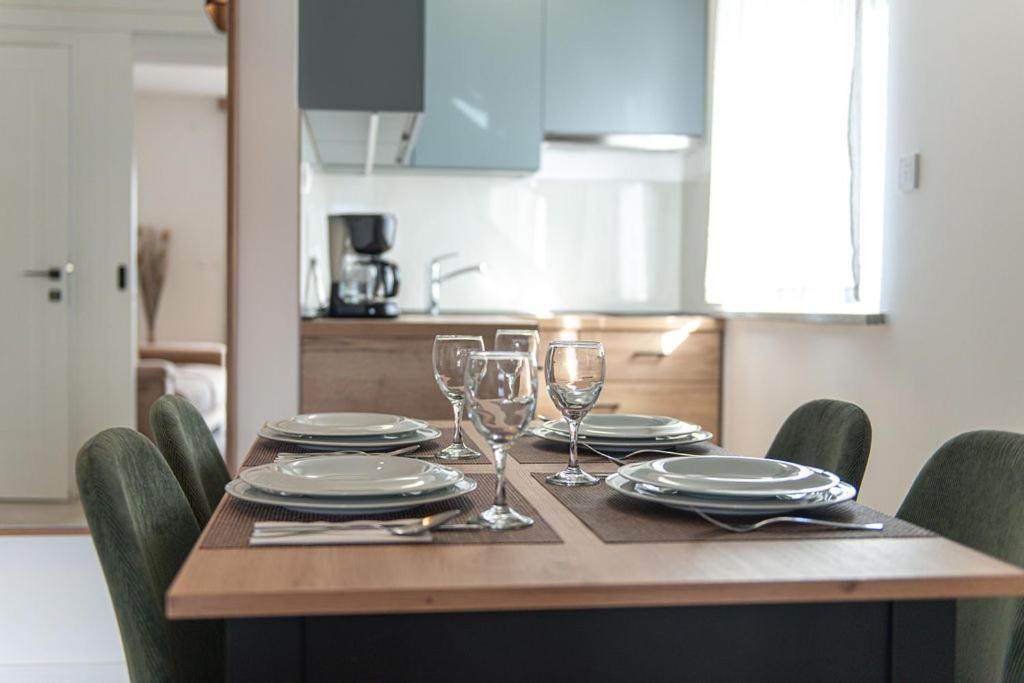 Kuchyň nebo kuchyňský kout v ubytování Bed & Breakfast Došen