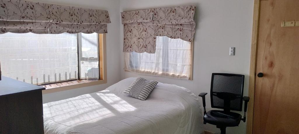 Postel nebo postele na pokoji v ubytování Departamento de 1 ambiente.