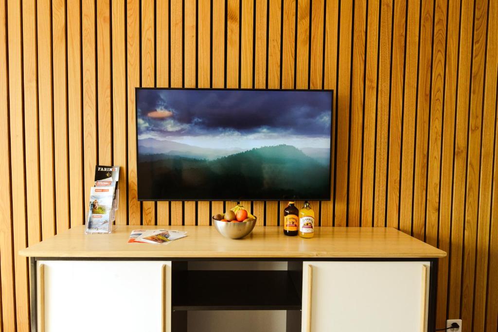 TV a/nebo společenská místnost v ubytování Peak view - 4 persons