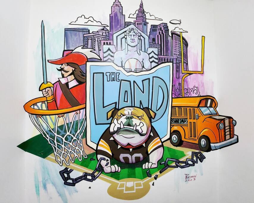 a cartoon illustration of a lion playing basketball at Buckeye Sports, Mins to CP & SF, King/WD/Pet OK in Sandusky