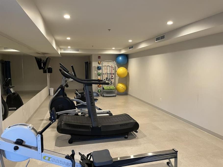 Fitness centrum a/nebo fitness zařízení v ubytování Spring Creek Luxury King One Bedroom at White Spruce Lodge