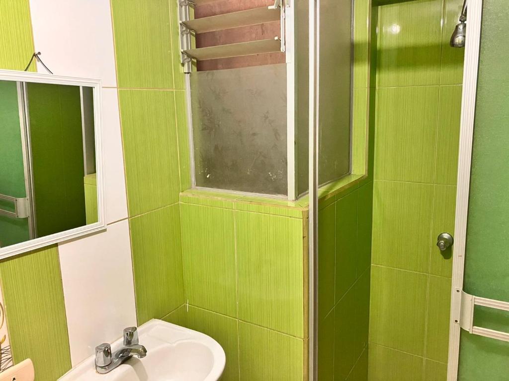 Koupelna v ubytování Hostal El Rancho