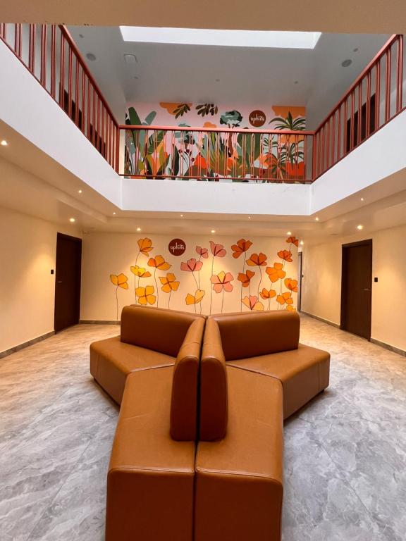 Posezení v ubytování Uphills boutique hotel