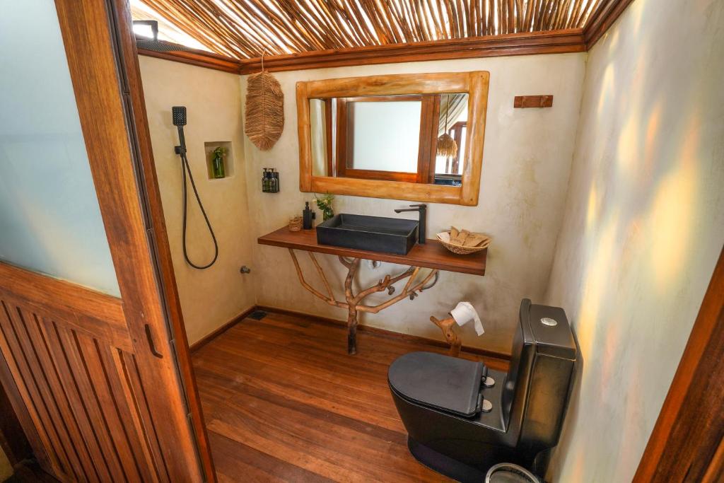 Koupelna v ubytování Casa Mikoko Resort