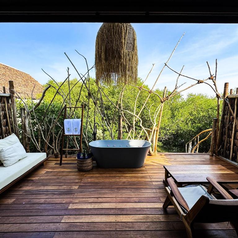 Zahrada ubytování Casa Mikoko Resort