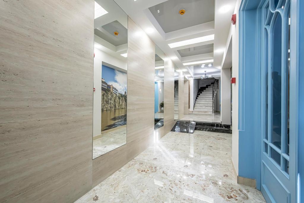 Koupelna v ubytování Metekhi Boutique Hotel