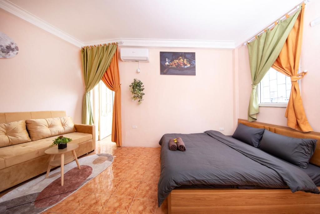 Voodi või voodid majutusasutuse Serene Homestay toas