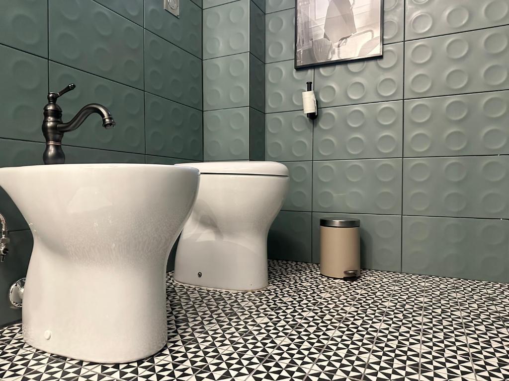 A bathroom at Casa Biondi