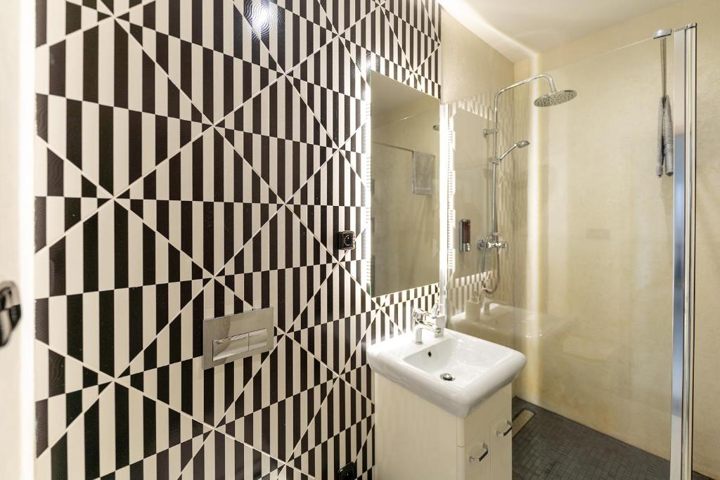 Koupelna v ubytování Apartmány Holiday