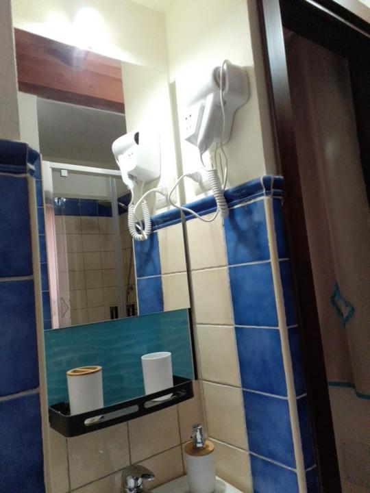 Koupelna v ubytování B&B Città Regia
