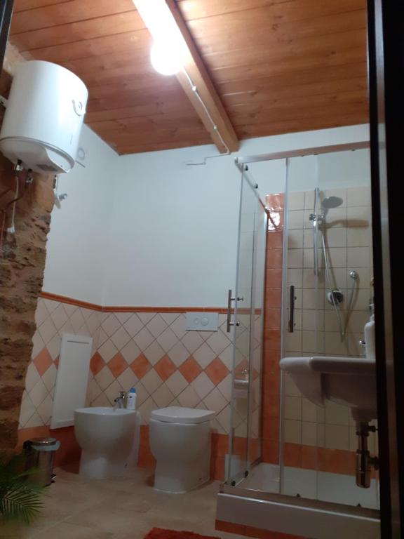 Koupelna v ubytování B&B Città Regia