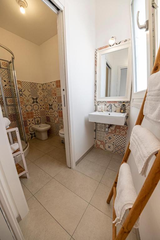 Koupelna v ubytování B&B - Le Tre Comari