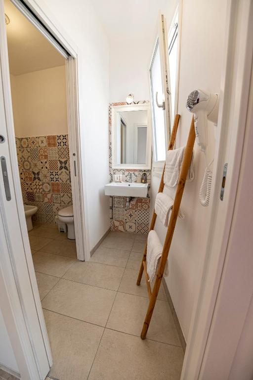 Koupelna v ubytování B&B - Le Tre Comari