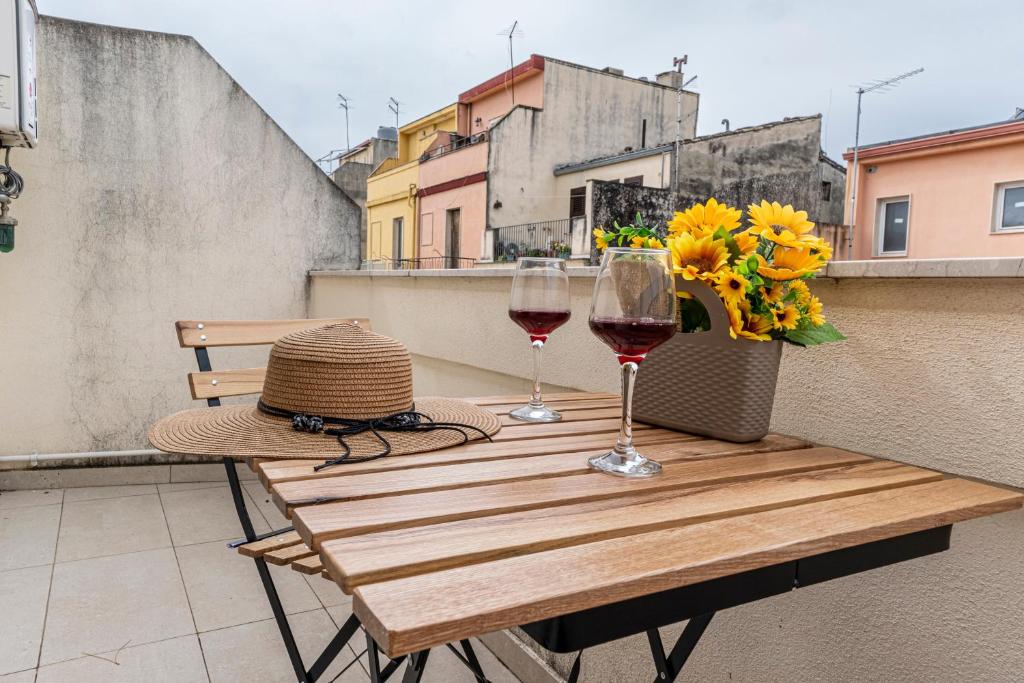 Balkón nebo terasa v ubytování B&B - Le Tre Comari
