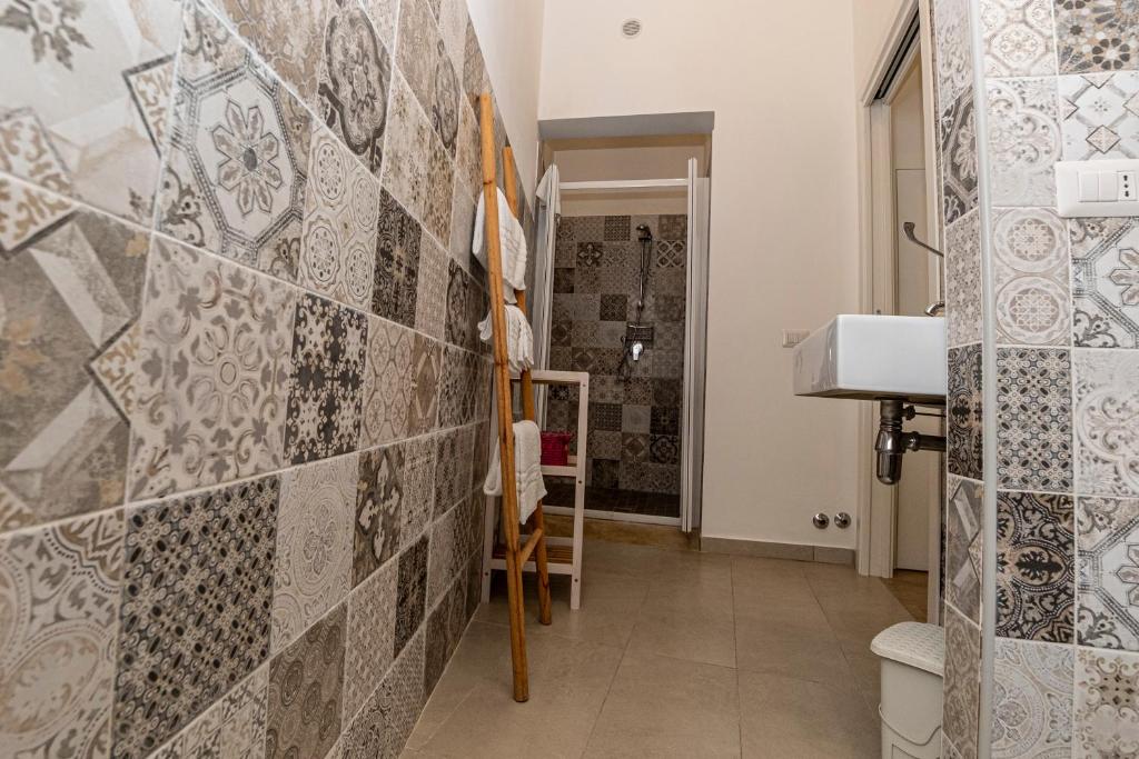 Koupelna v ubytování B&B - Le Tre Comari