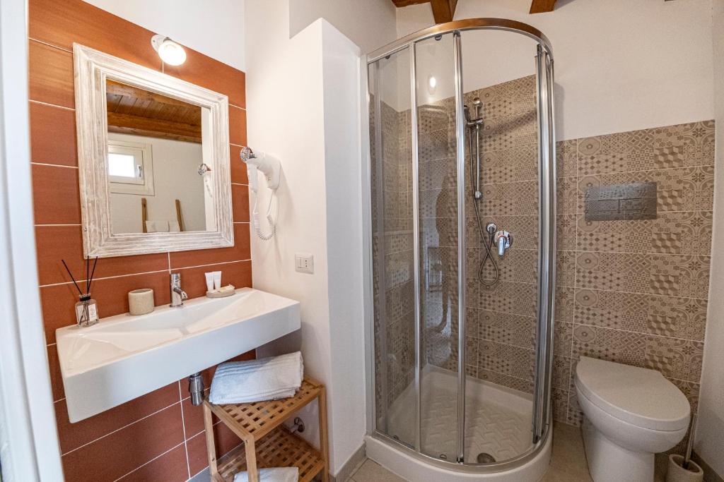 Koupelna v ubytování B&B - Le Tre Comari