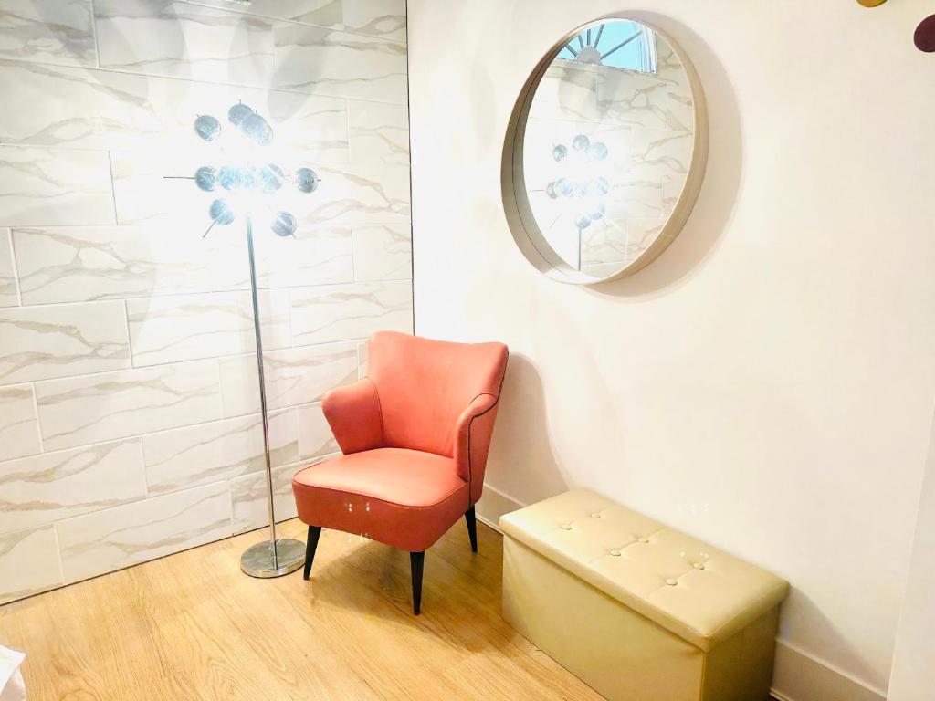 A seating area at Casa Biondi