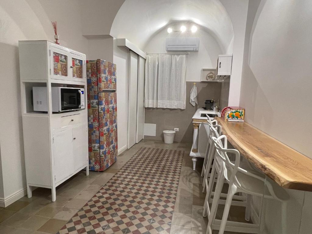 Kuchyňa alebo kuchynka v ubytovaní Sikelia-sicilian rooms