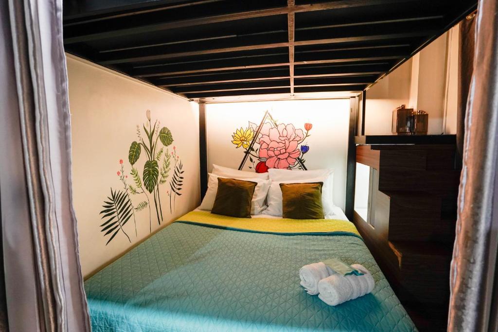 Postel nebo postele na pokoji v ubytování JMO Apartments