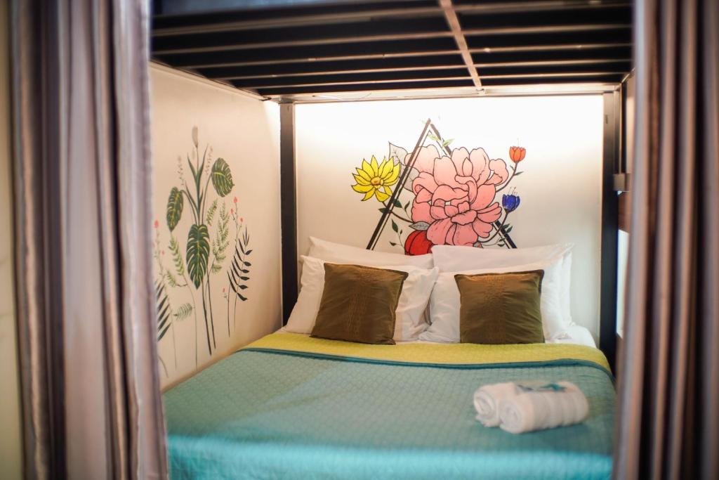 Postel nebo postele na pokoji v ubytování JMO Apartments